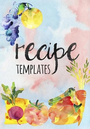 Cover of Recipe Templates
