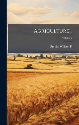 Cover of Agriculture ..