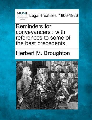 Cover of Reminders for Conveyancers