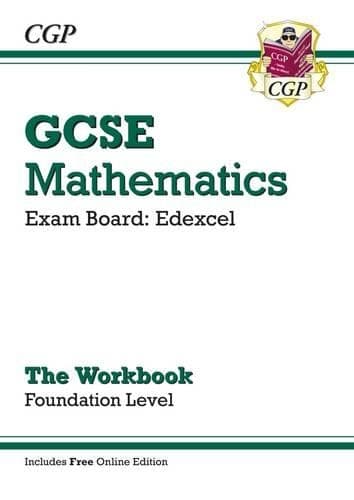 Cover of GCSE Maths Edexcel Workbook (with online edition) - Foundation