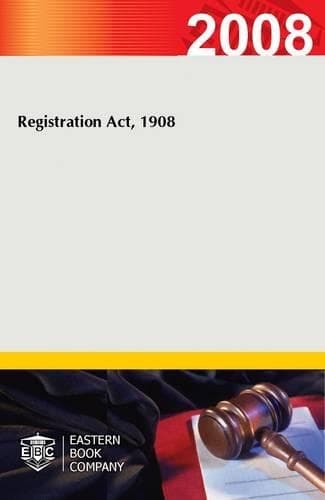 Cover of Registration Act, 1908