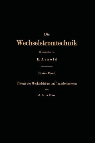 Cover of  Theorie der Wechselströme und Transformatoren