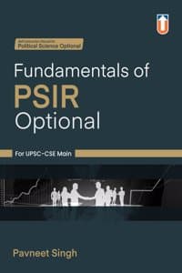 Cover of Fundamentals of PSIR Optional By Pavneet Singh for UPSC, UPSC-CSE Exams I