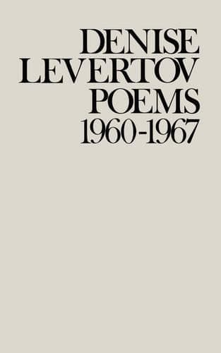 Cover of Poems of Denise Levertov, 1960-1967