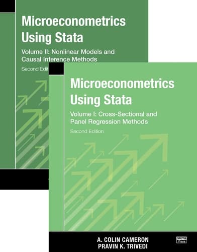 Cover of Microeconometrics Using Stata, Second Edition, Volumes I and II