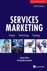 Cover of Services Marketing People, Technology, Strategy Ninth Edition