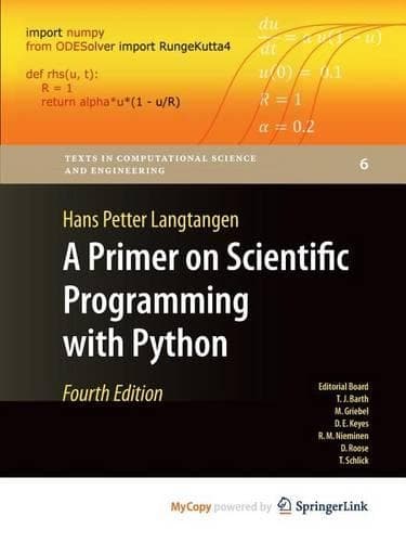 Cover of A Primer on Scientific Programming with Python