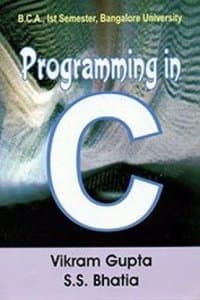 Cover of Problems Solving Using 'C' Language BCA 1st Sem. Jammu