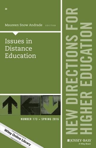 Cover of Issues in Distance Education