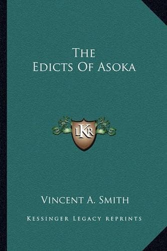 Cover of The Edicts of Asoka