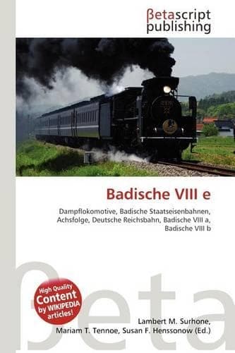 Cover of Badische VIII E