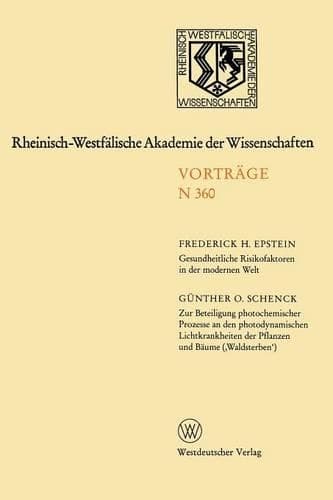Cover of Rheinisch-Westfälische Akademie der Wissenschaften