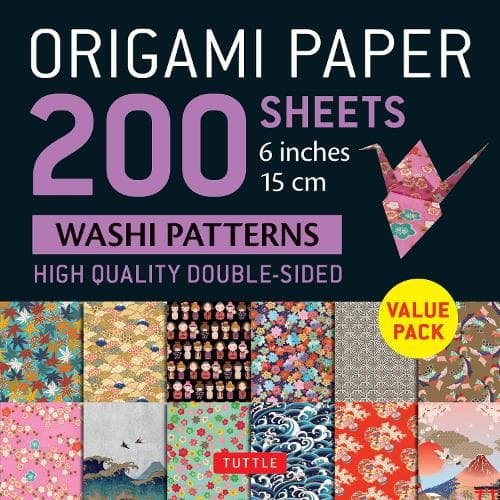 Cover of Origami Paper 200 sheets Washi Patterns 6" (15 cm)