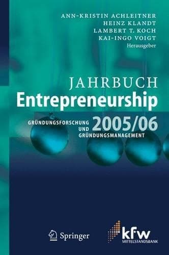 Cover of  Jahrbuch Entrepreneurship 2005/06