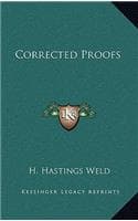 Cover of Corrected Proofs