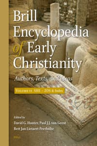Cover of Brill Encyclopedia of Early Christianity, Volume 6 (She - Zos)