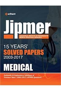 Cover of 15 Years' Jipmer Solved Papers