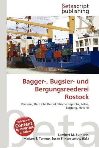 Cover of Bagger-, Bugsier- Und Bergungsreederei Rostock