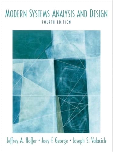 Cover of Modern Systems Analysis and Design