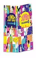 Cover of Navneet Jumbo Colouring Book 1 & 2
