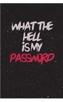 Cover of What the Hell is My Password