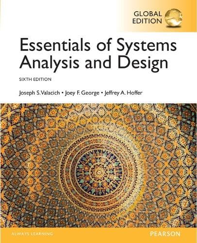 Cover of Essentials of Systems Analysis and Design, Global Edition