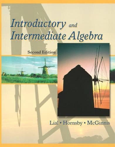 Cover of Introductory and Intermediate Algebra
