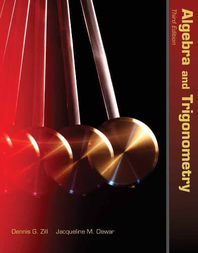 Cover of Algebra and Trigonometry