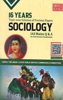 Cover of 15 Years Topicwise Solutions of Previous Years' Papers (2002-2019) Sociology IAS Mains Q&A