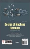 Cover of Design of Machine elements for GTU 18 Course (VII - Mechanical - 3171917)