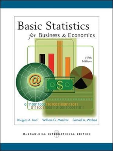 Cover of Basic Statistics for Business and Economics with Student CD-ROM