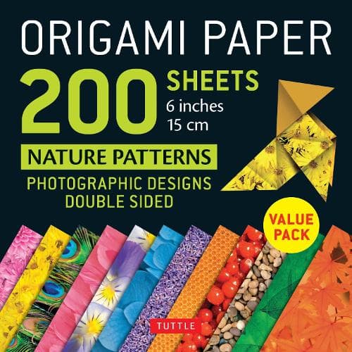 Cover of Origami Paper 200 sheets Nature Patterns 6" (15 cm)