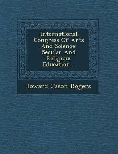 Cover of International Congress of Arts and Science