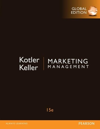 Cover of Marketing Management, Global Edition