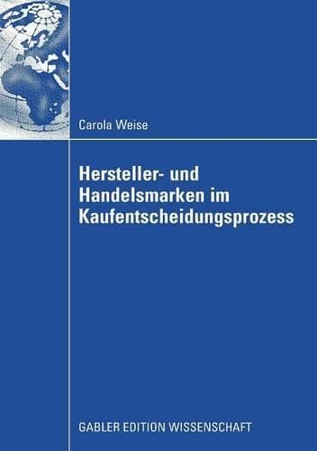 Cover of Hersteller- und Handelsmarken im Kaufentscheidungsprozess