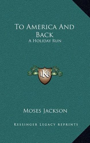 Cover of To America and Back