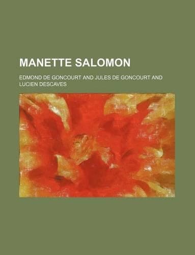 Cover of Manette Salomon