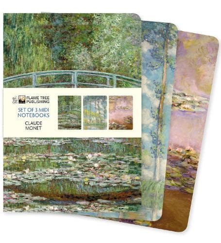 Cover of Claude Monet Set of 3 Midi Notebooks