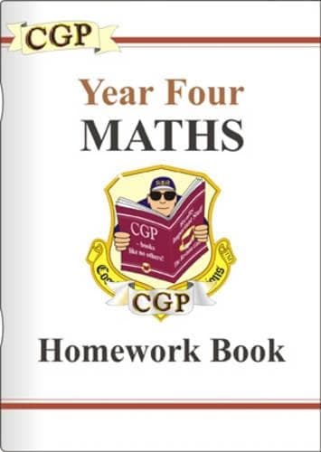 Cover of KS2 Maths Homework Book - Year 4