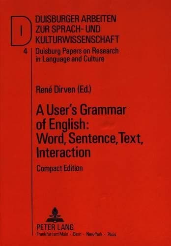 Cover of User's Grammar of English
