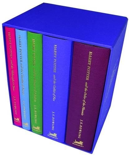 Cover of Harry Potter HB Box Set x 5: Bks.1-5