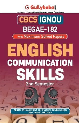 Cover of BEGAE-182 English Communication Skills