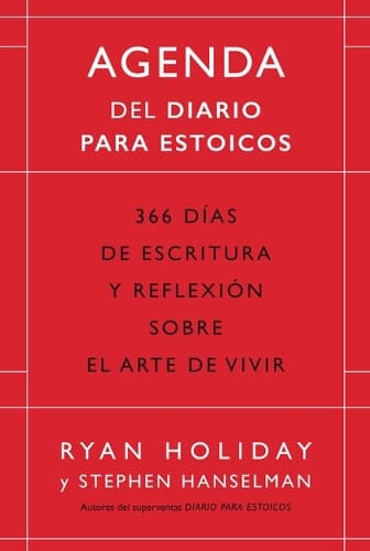 Cover of Diario Para Estoicos - Agenda Red Edition (Daily Stoic Journal Spanish Edition)