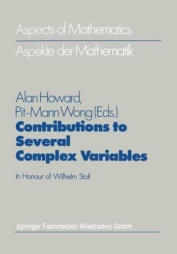 Cover of Contributions to Several Complex Variables