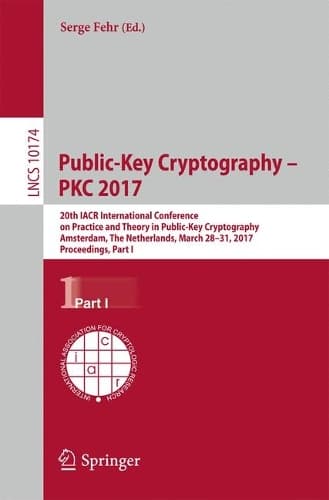 Cover of Public-Key Cryptography – PKC 2017