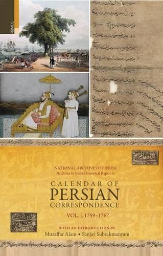 Cover of Calendar of Persian Correspondence 1759-1767