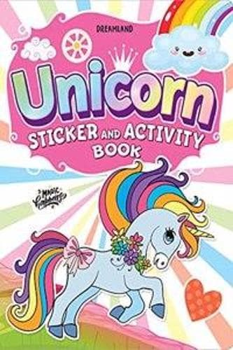 Cover of Unicorn Sticker and Activity Book: Age 3 - 8 Years - With Bright Stickers