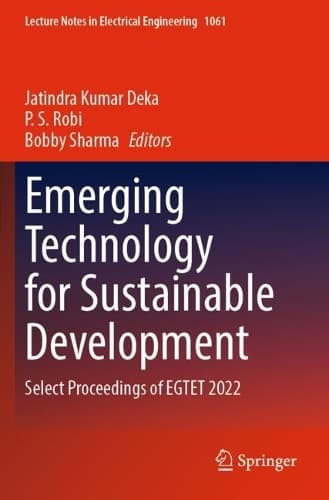 Cover of Emerging Technology for Sustainable Development