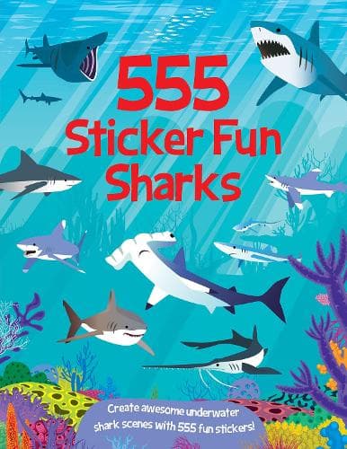 Cover of 555 Sticker Fun Sharks