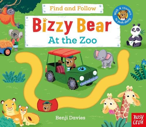 Cover of Bizzy Bear: Find and Follow At the Zoo